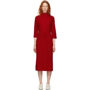 APC Viviane Dress Red Knit